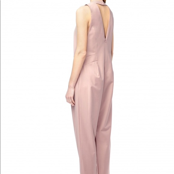 Pale Pink Sleeveless Jumpsuit - Picture 6 of 6